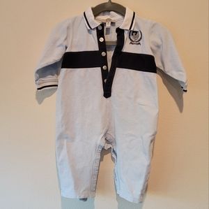 Armani baby 6 months 62cm polo one piece button down dressy